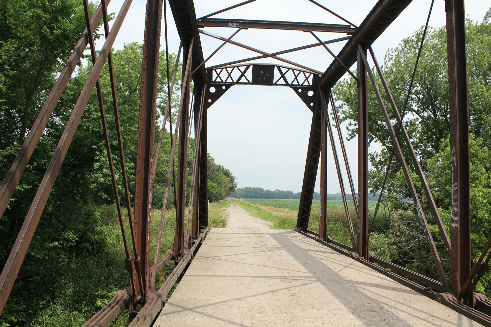 Inside east truss span (span #1)